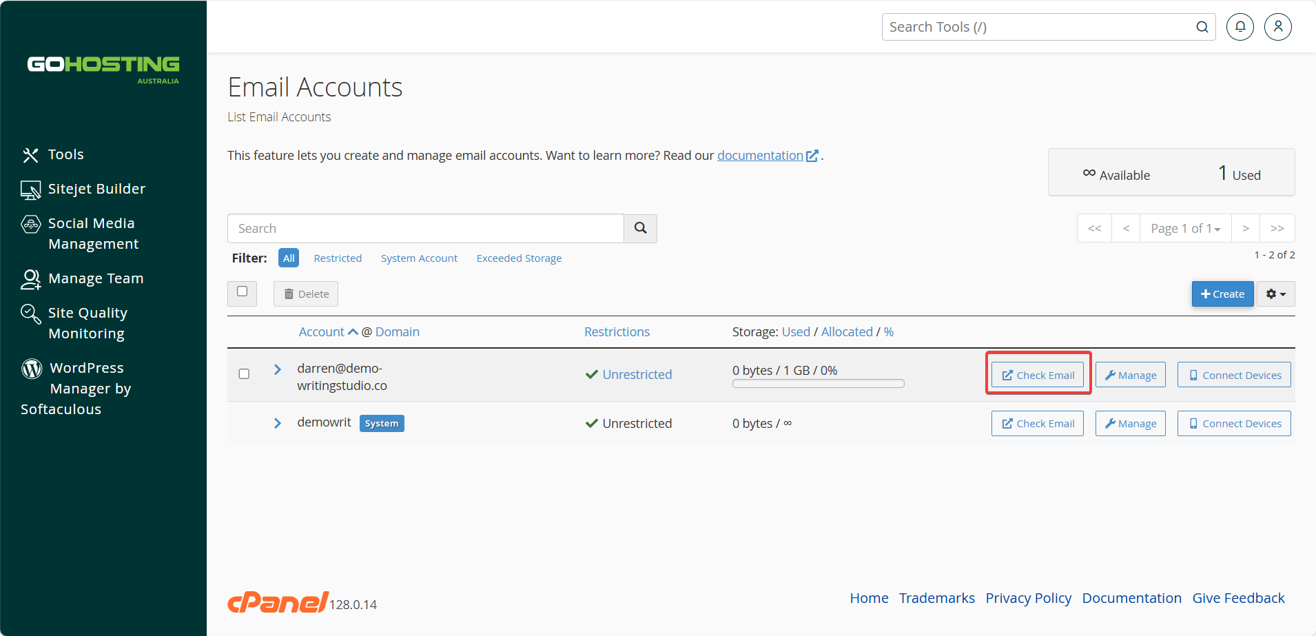 Use Webmail